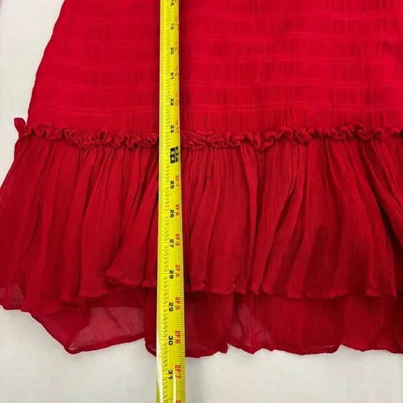 Shona Joy Lonie Long Sleeve Mini Dress in Scarlett Size 8 - Picture 15 of 15